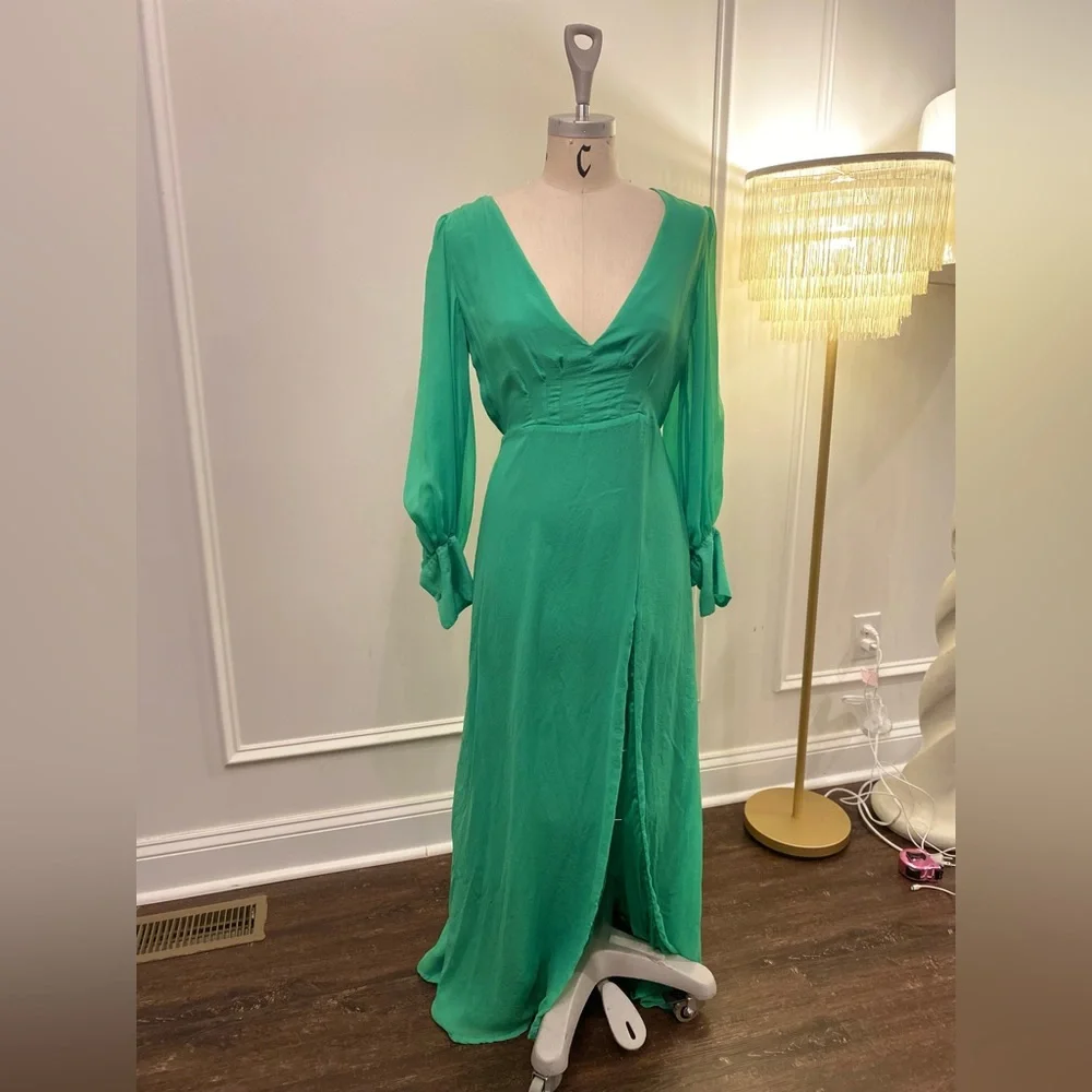 Laagam Maxi Dress - size Large - color green - Picture 3 of 10